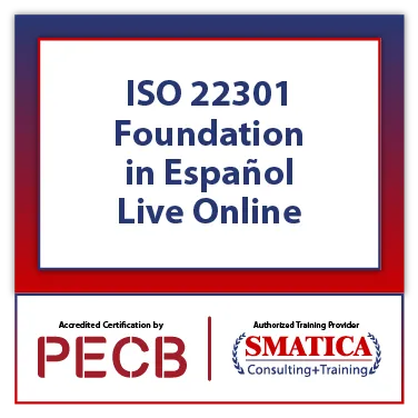 ISO 22301 Foundation in Español – Live Online